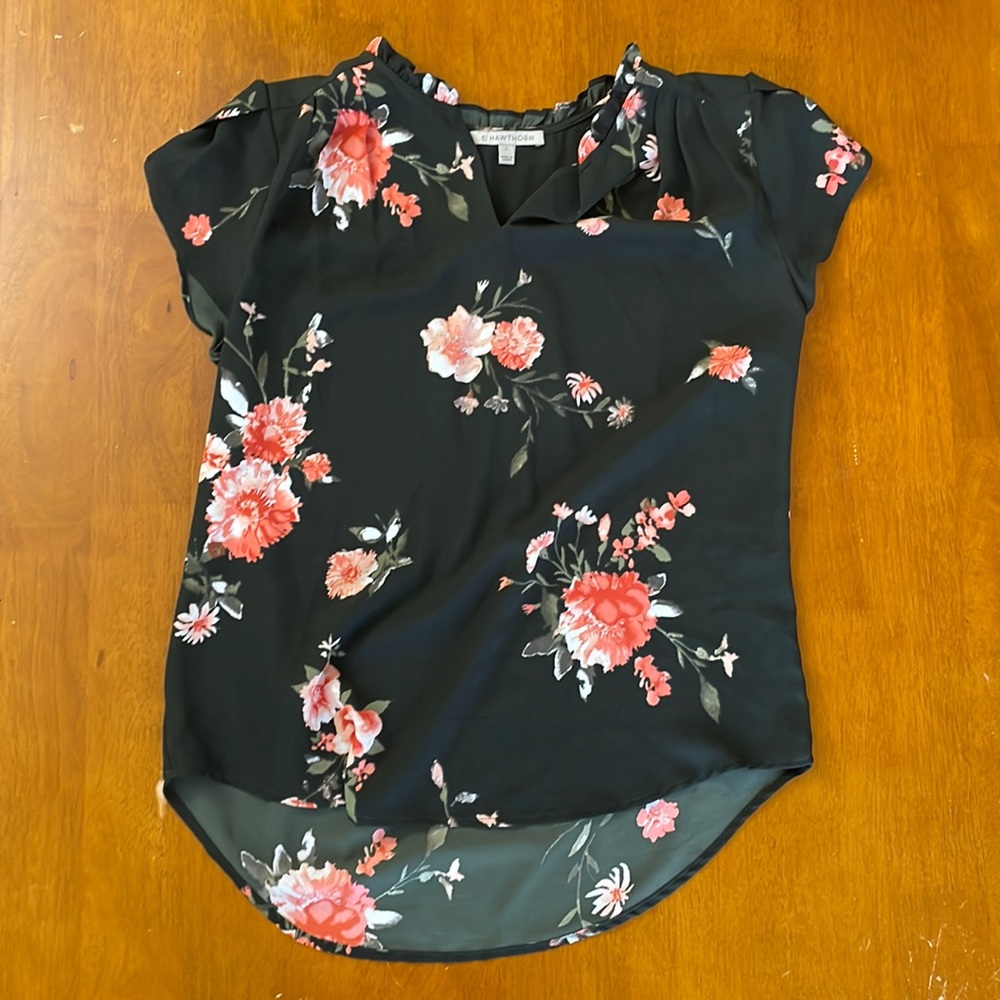 41 Hawthorn floral blouse